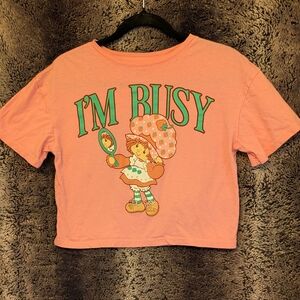 Strawberry Shortcake Crop Top T-Shirt